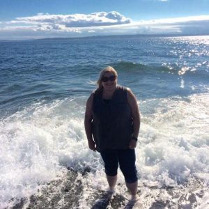 Jessica on the beach