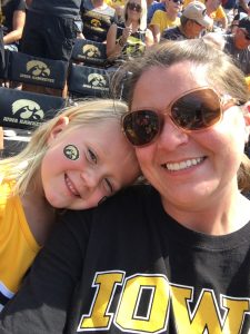 Jamie and Kinsley Hawkeyes