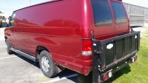 1999 Ford E350 Maxi Cargo Van Rear